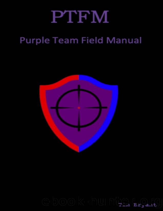PTFM: Purple Team Field Manual by Tim Bryant