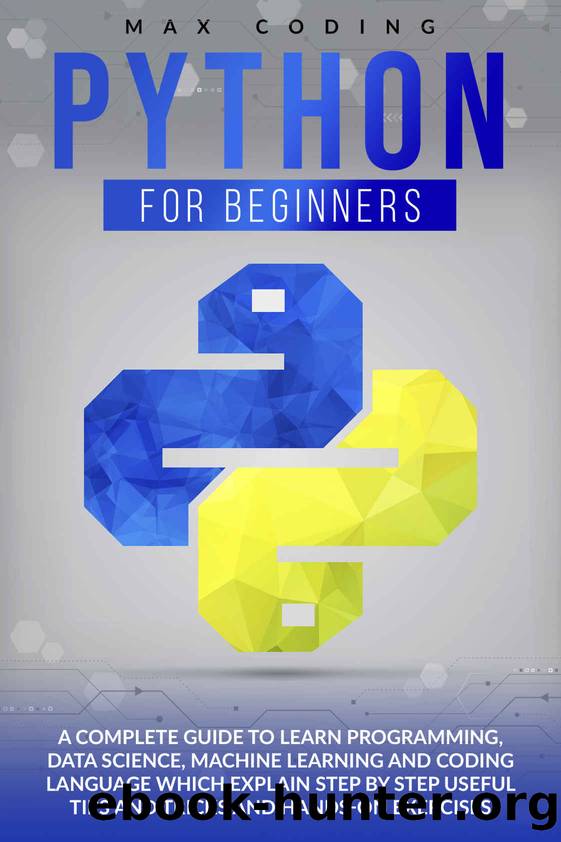 PYTHON FOR BEGINNERS by Coding Max