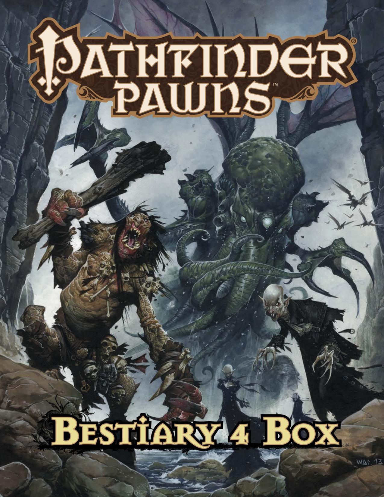PZO1011 Bestiary 4 Pawn Collection by Unknown