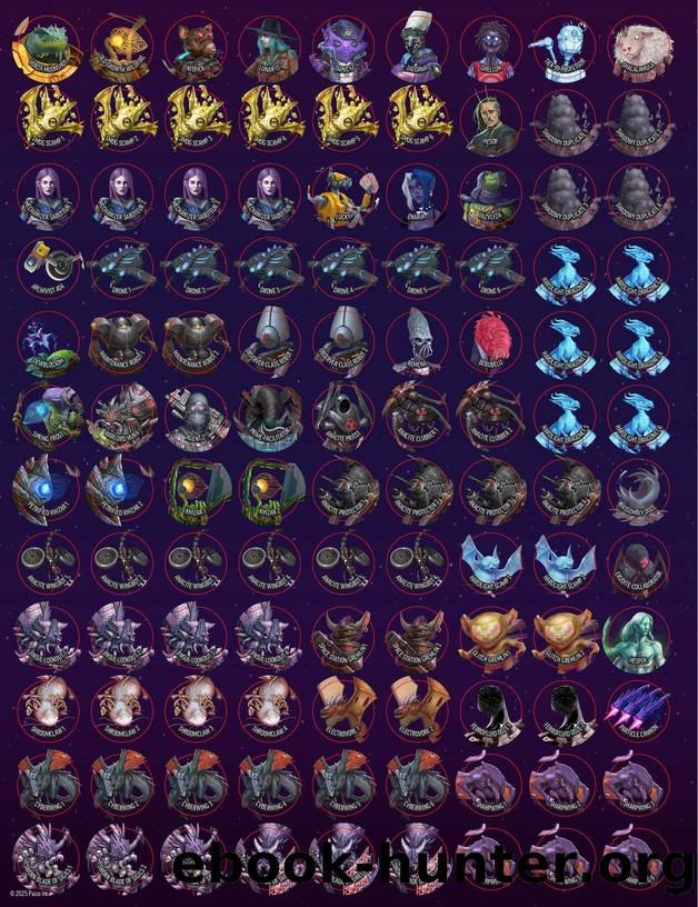 PZO24005 Murder in Metal City Tokens by Unknown