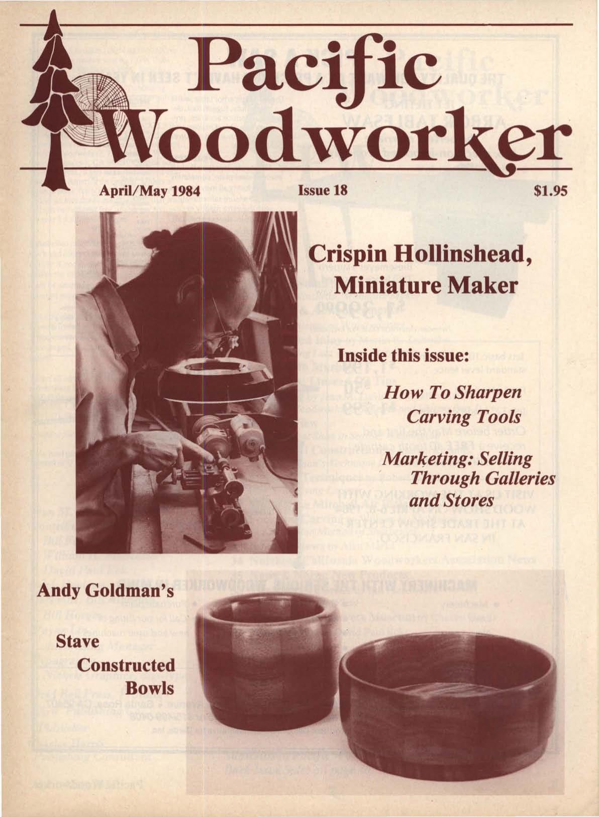 Pacific Woodworker No18 April-May 1984 by Unknown