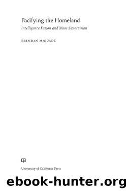 Pacifying the Homeland by Brendan McQuade