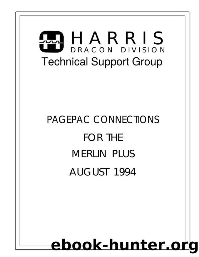 PagePac Connections for the Merlin Plus by EZ Manuals