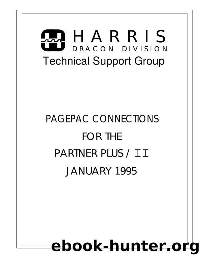 PagePac Connections for the Partner by EZ Manuals