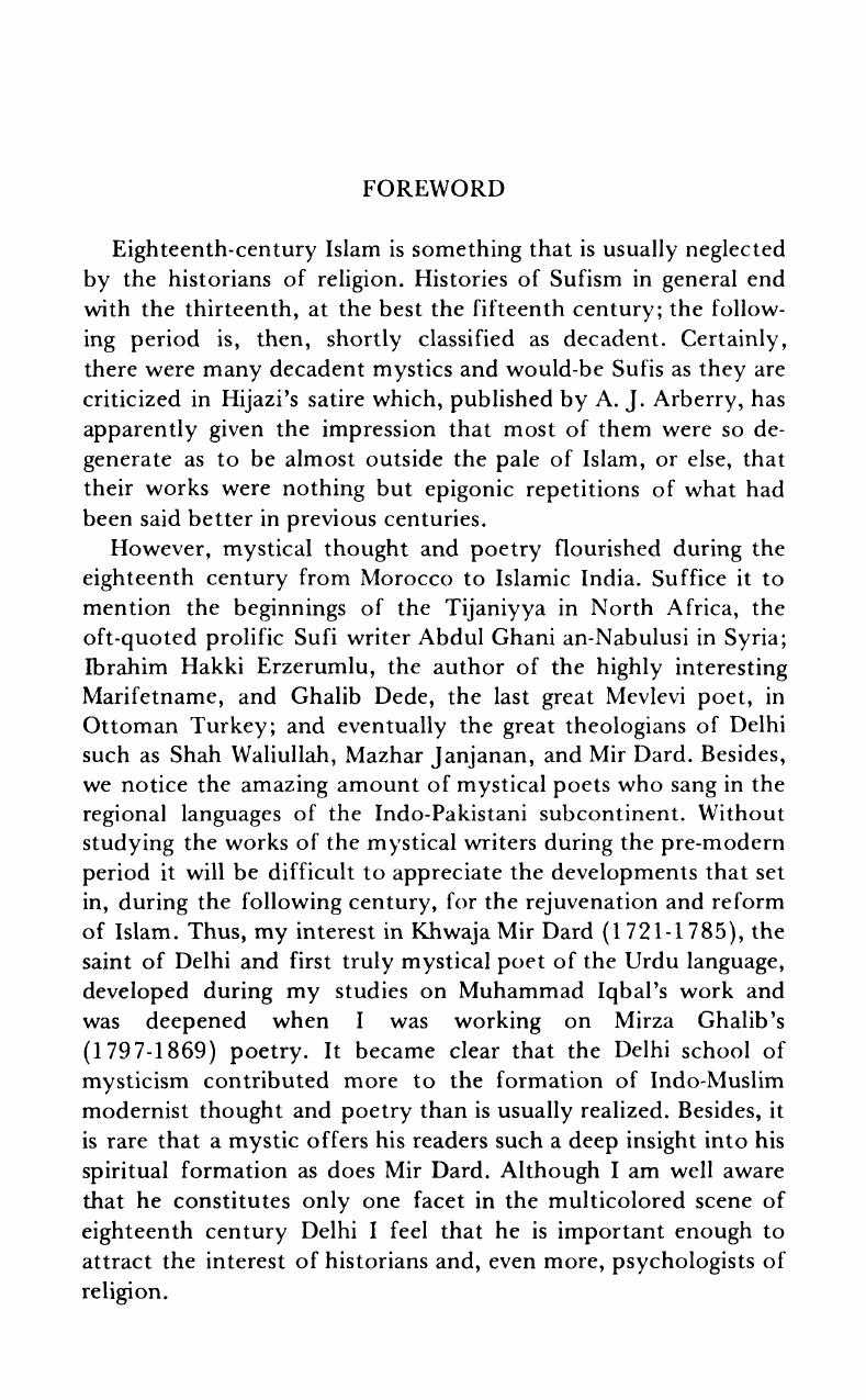 Pain and Grace: A Study of Two Mystical Writers of Eighteenth-Century Muslim India (Numen Book) by Annemarie Schimmel
