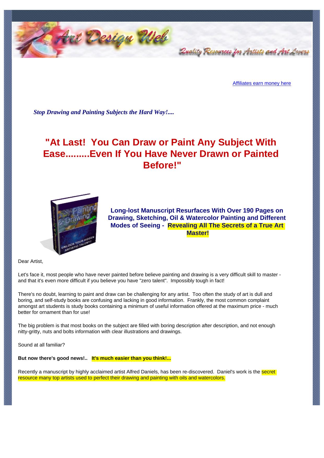 Painting And Drawing Secrets. by Best of Kuszter's Collection