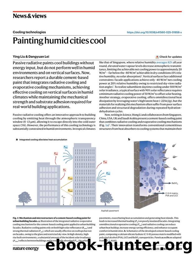 Painting humid cities cool by Ying Liu & Dangyuan Lei