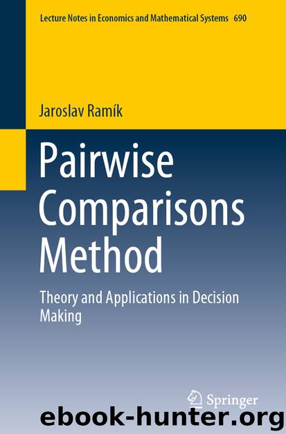 Pairwise Comparisons Method by Jaroslav Ramík