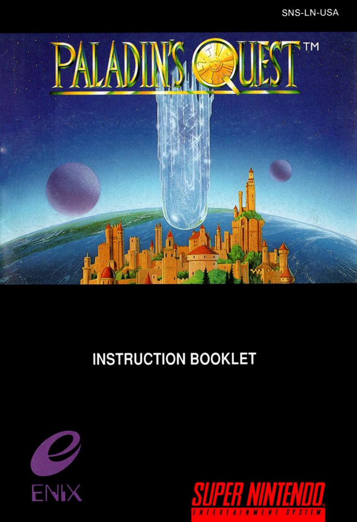 Paladin's Quest (USA) by Jonathan Grimm