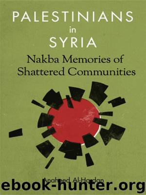 Palestinians in Syria by Anaheed Al-Hardan