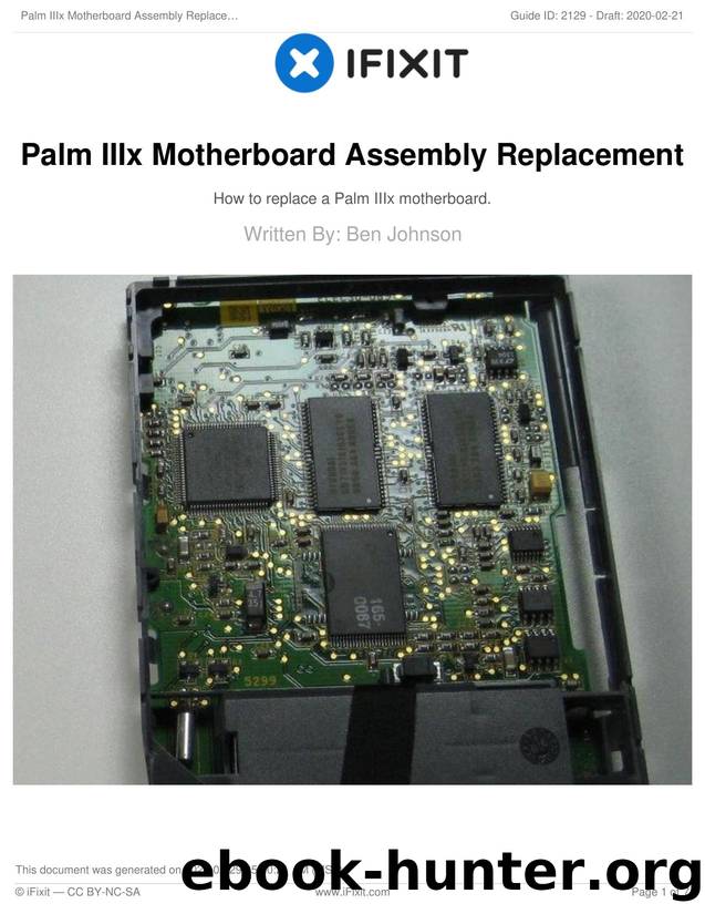 Palm IIIx Motherboard Assembly Replacement by Unknown