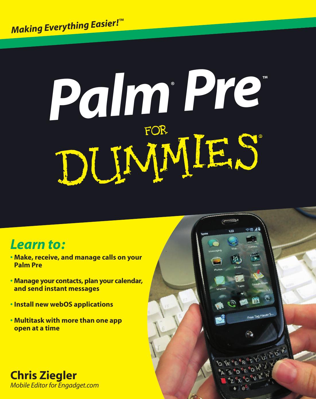 Palm Pre For Dummies by Chris Ziegler