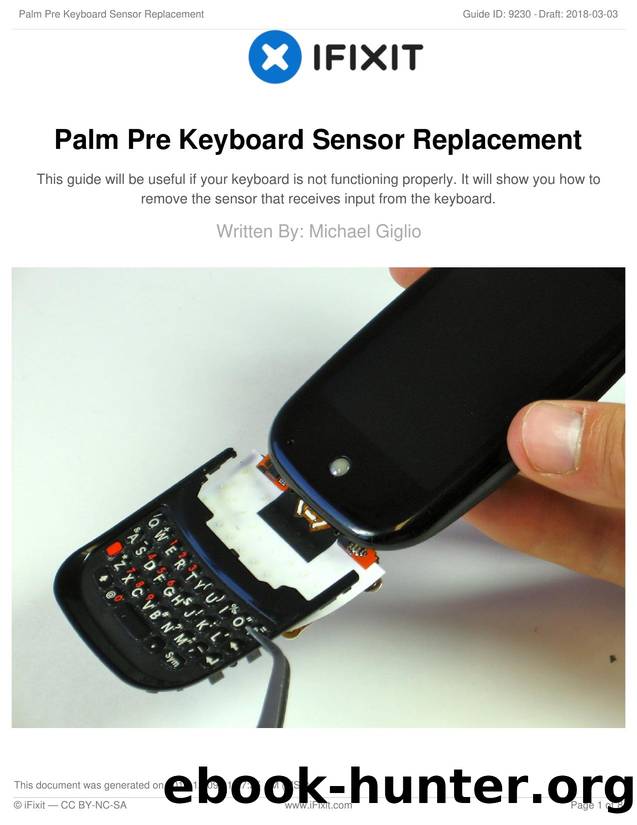 Palm Pre Keyboard Sensor Replacement by Unknown