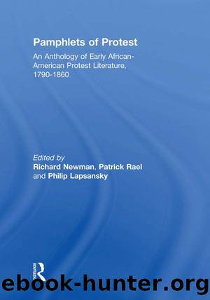 Pamphlets of Protest by Richard Newman Patrick Rael Phillip Lapsansky