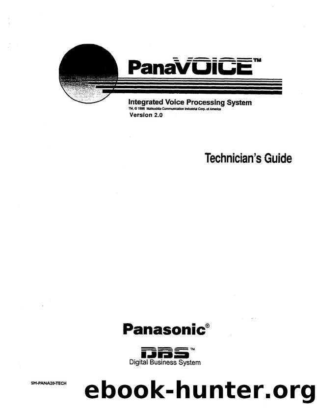 PanaVoice Integrated VP System Tech Guide ver2 doc 1 by EZ Manuals