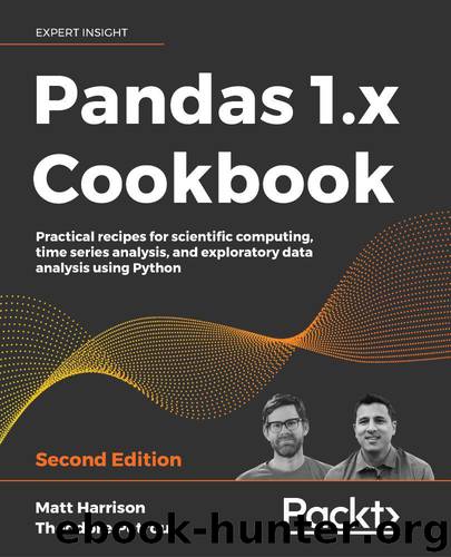 Pandas 1.x Cookbook by Matt Harrison Theodore Petrou