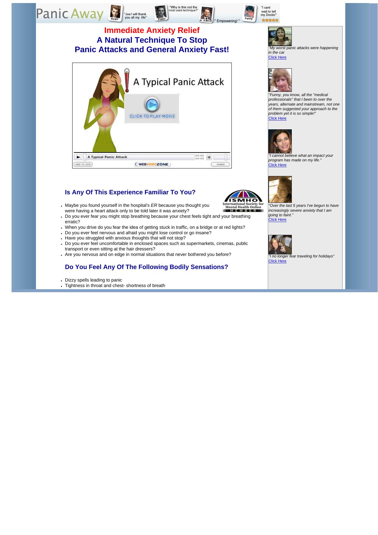 Panic Away -End Anxiety And Panic Attacks. by Best of Kuszter's Collection