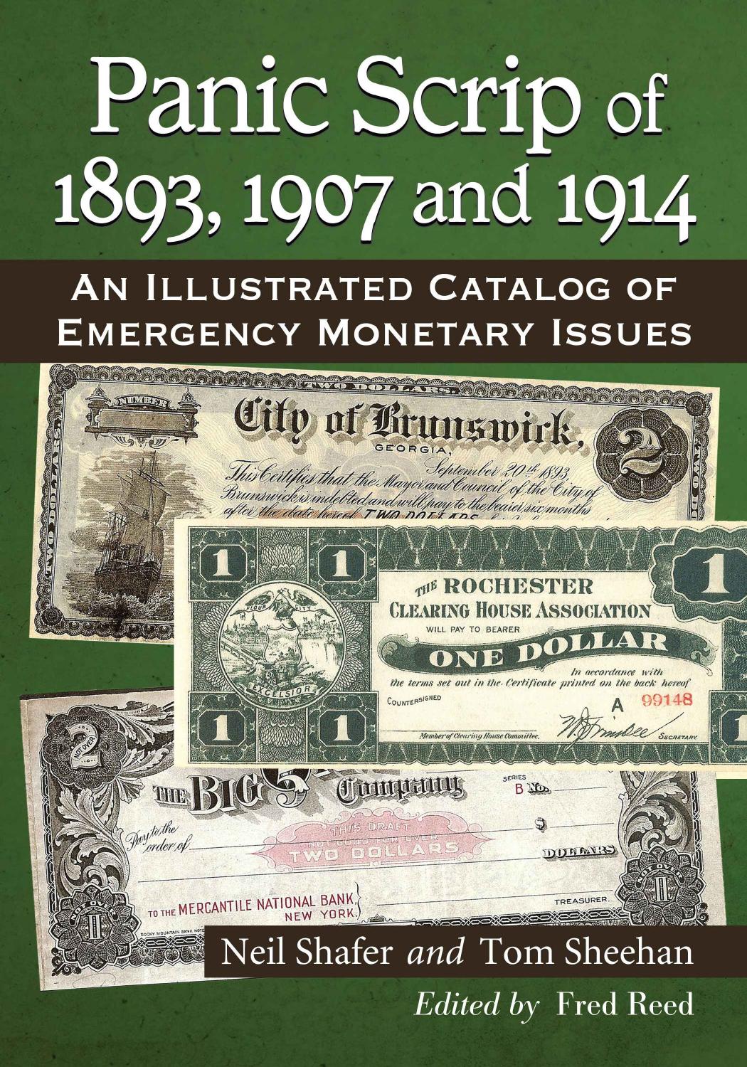 Panic Scrip of 1893, 1907 and 1914: An Illustrated Catalog of Emergency Monetary Issues by Neil Shafer