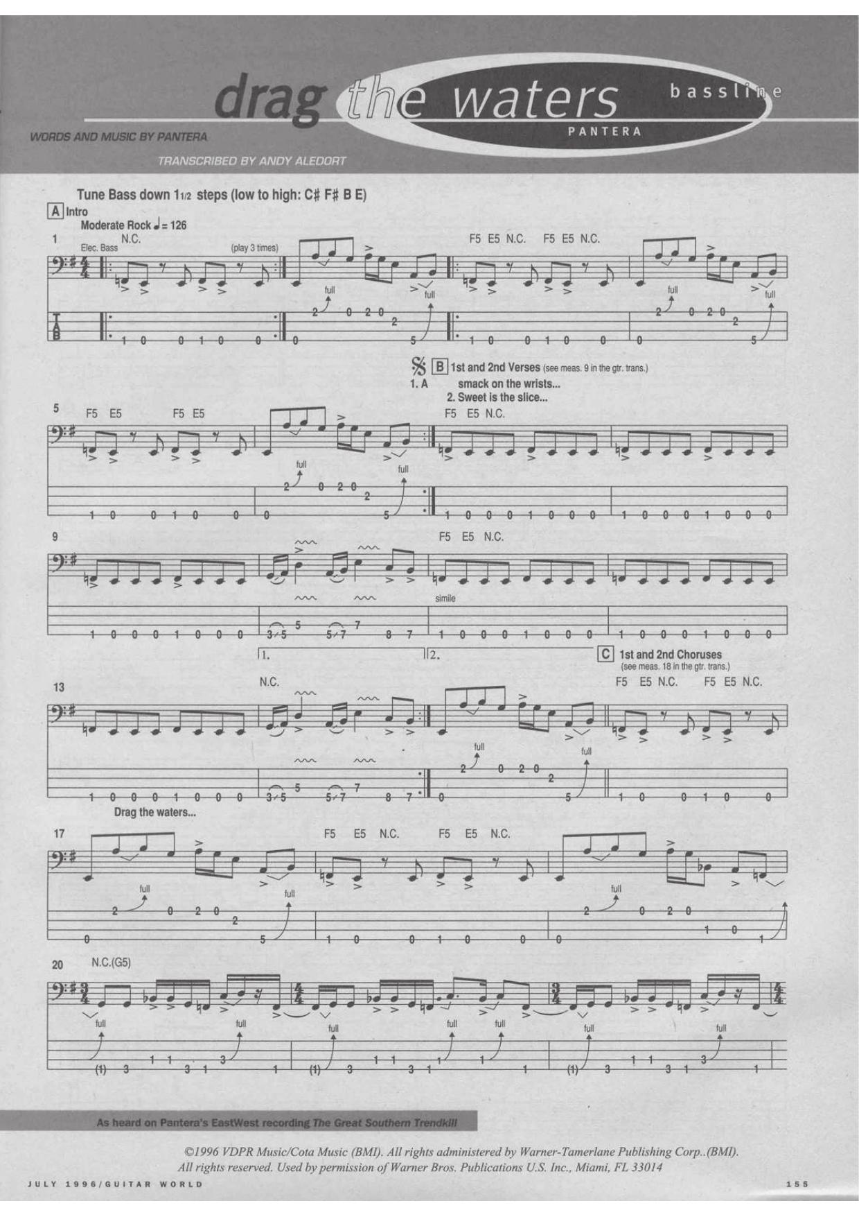 Pantera - Drag the Waters by MaX fRaK