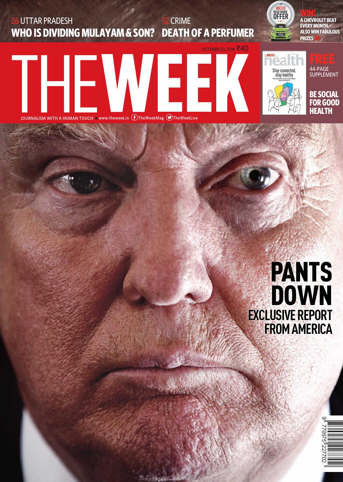 Pants Down, Exclusive Report from America, The Week India (October 23, 2016) by Unknown