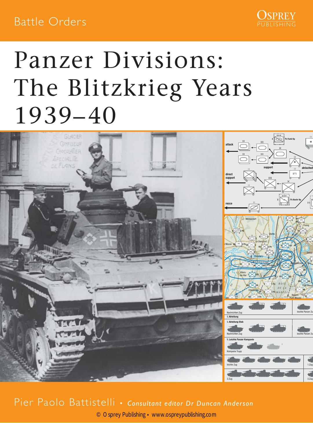 Panzer Divisions, The Blitzkrieg Years 1939-40 by Pier Battistelli