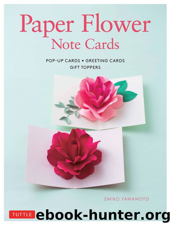 Paper Flower Note Cards by Emiko Yamamoto