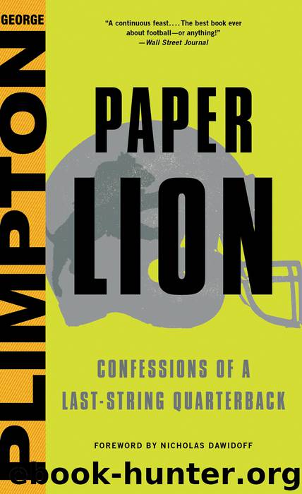 Paper Lion by George Plimpton