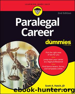 Paralegal Career For Dummies by Scott A. Hatch & Lisa Zimmer Hatch