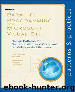 Parallel Programming with Microsoft Visual C++®: Design Patterns for Decomposition and Coordination on Multicore Architectures by Colin Campbell & Ade Miller