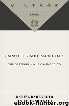 Parallels and Paradoxes by Edward W. Said