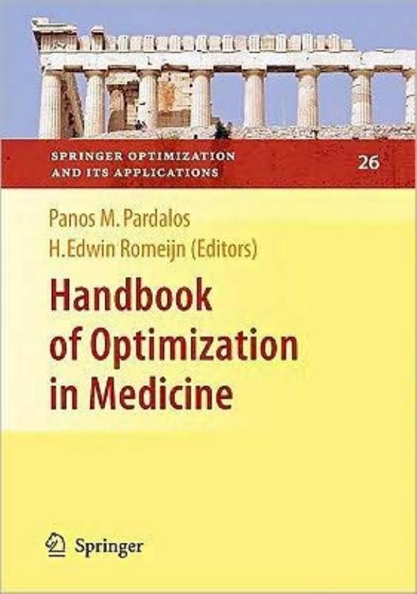 Pardalos Handbook of Optimization in Medicine by Unknown