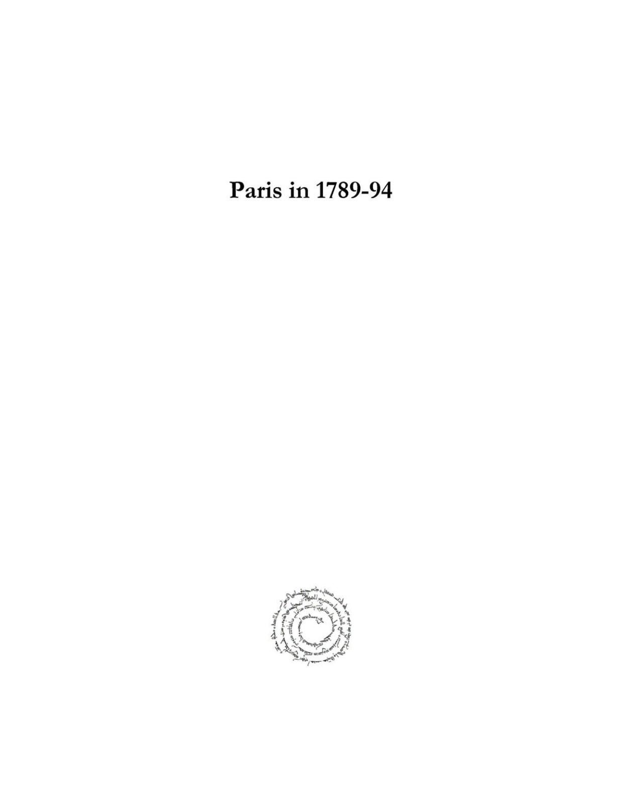 Paris in 1789-94: Farewell Letters of Victims of the Guillotine by John Goldworth Alger