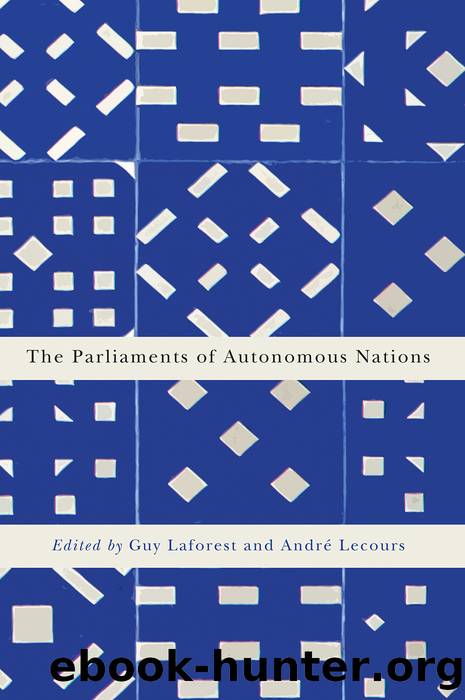 Parliaments of Autonomous Nations by Laforest Guy;Lecours André;