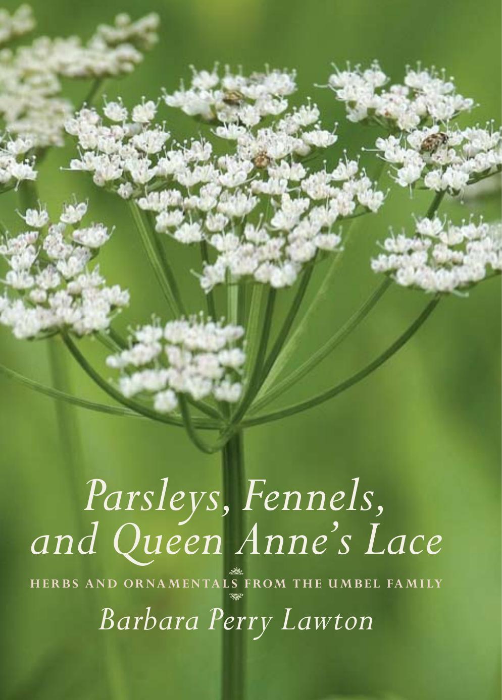 Parsleys, Fennels, and Queen Anne's Lace: Herbs and Ornamentals from the Umbel Family by Barbara Perry Lawton