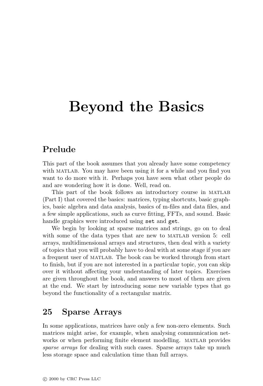 Part II: Beyond the Basics by Andrew Knight