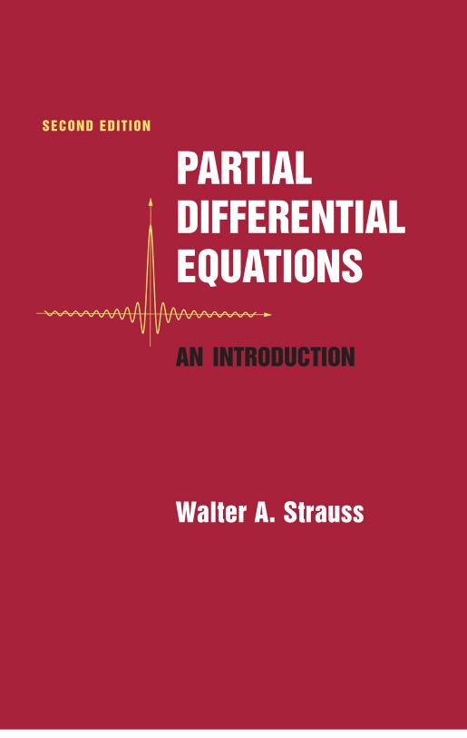 Partial Differential Equations: An Introduction with Solutions Manual by Walter A. Strauss