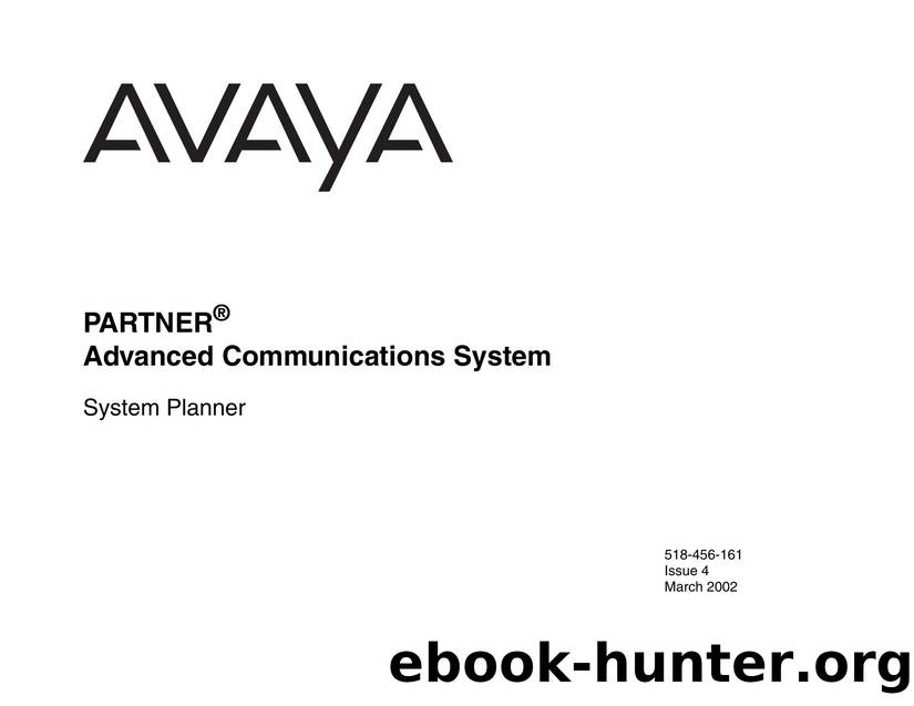 Partner ACS R5-0 System Planner by Unknown