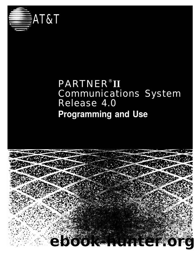 Partner II R4-0 Programming And Use by Unknown