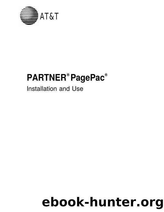 Partner PagePac Installation and Use by EZ Manuals
