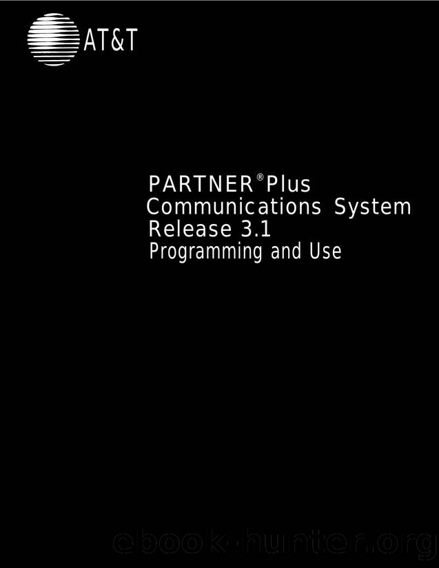 Partner Plus R3-1 Programming and Use by EZ Manuals