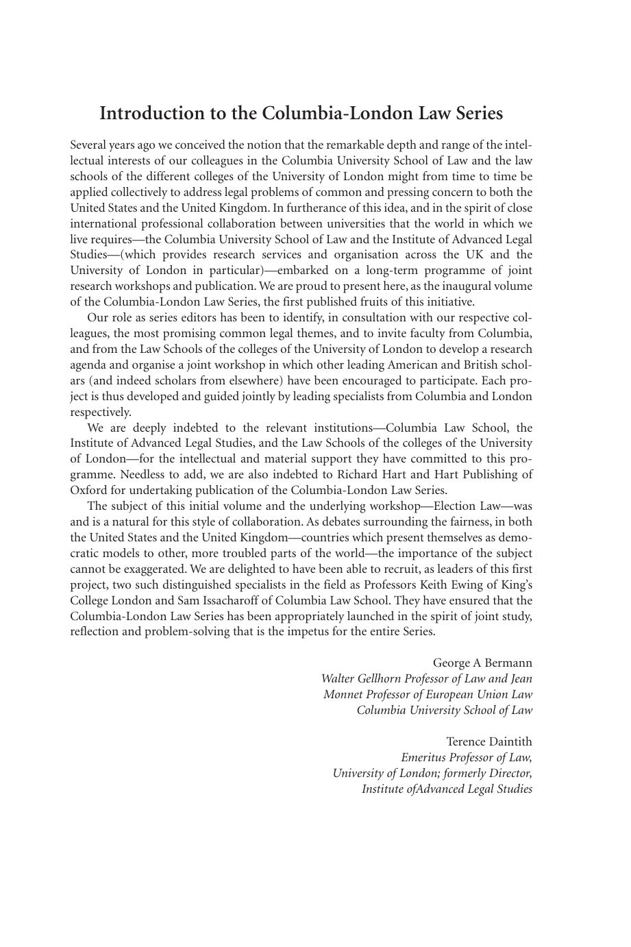 Party Funding and Campaign Financing in International Perspective by K.D. Ewing; Samuel Issacharoff (editors)