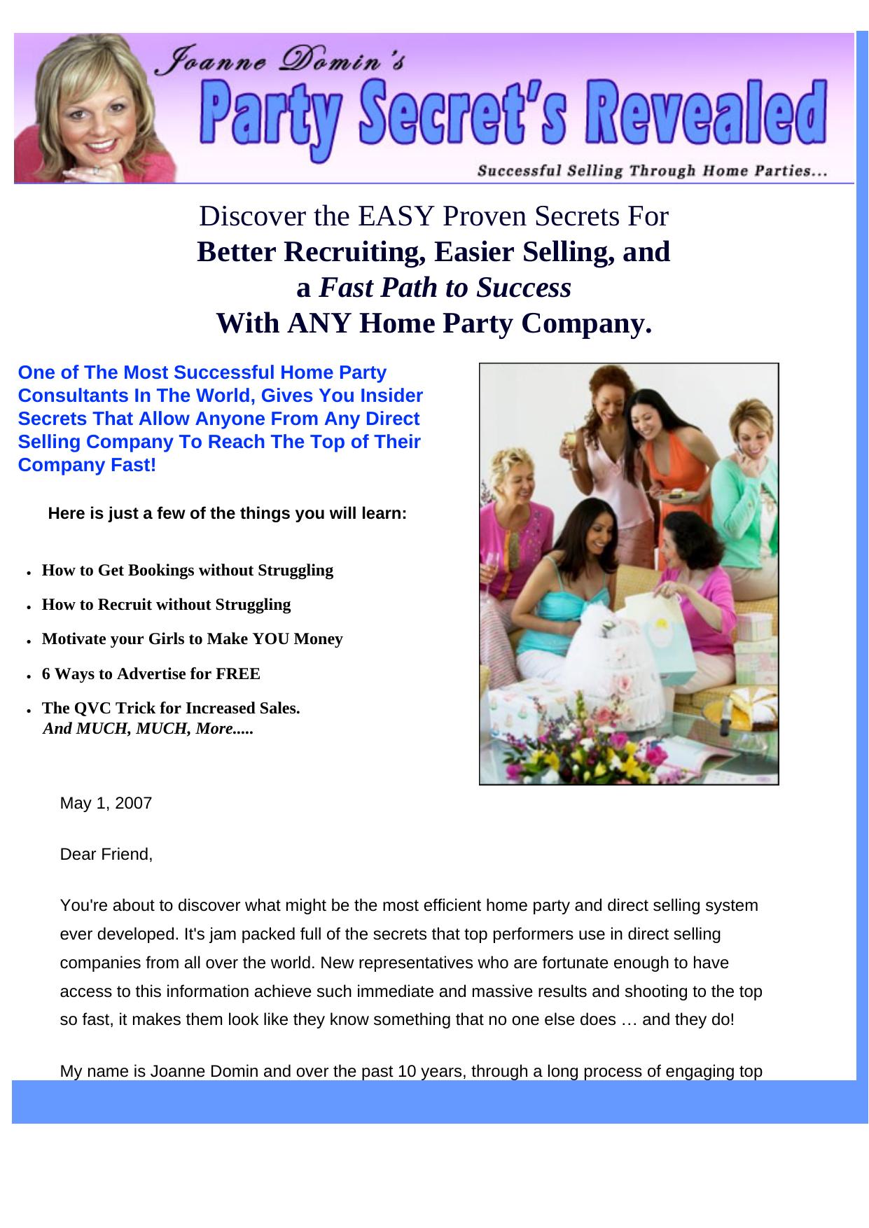 Party Secrets Revealed. by Best of Kuszter's Collection