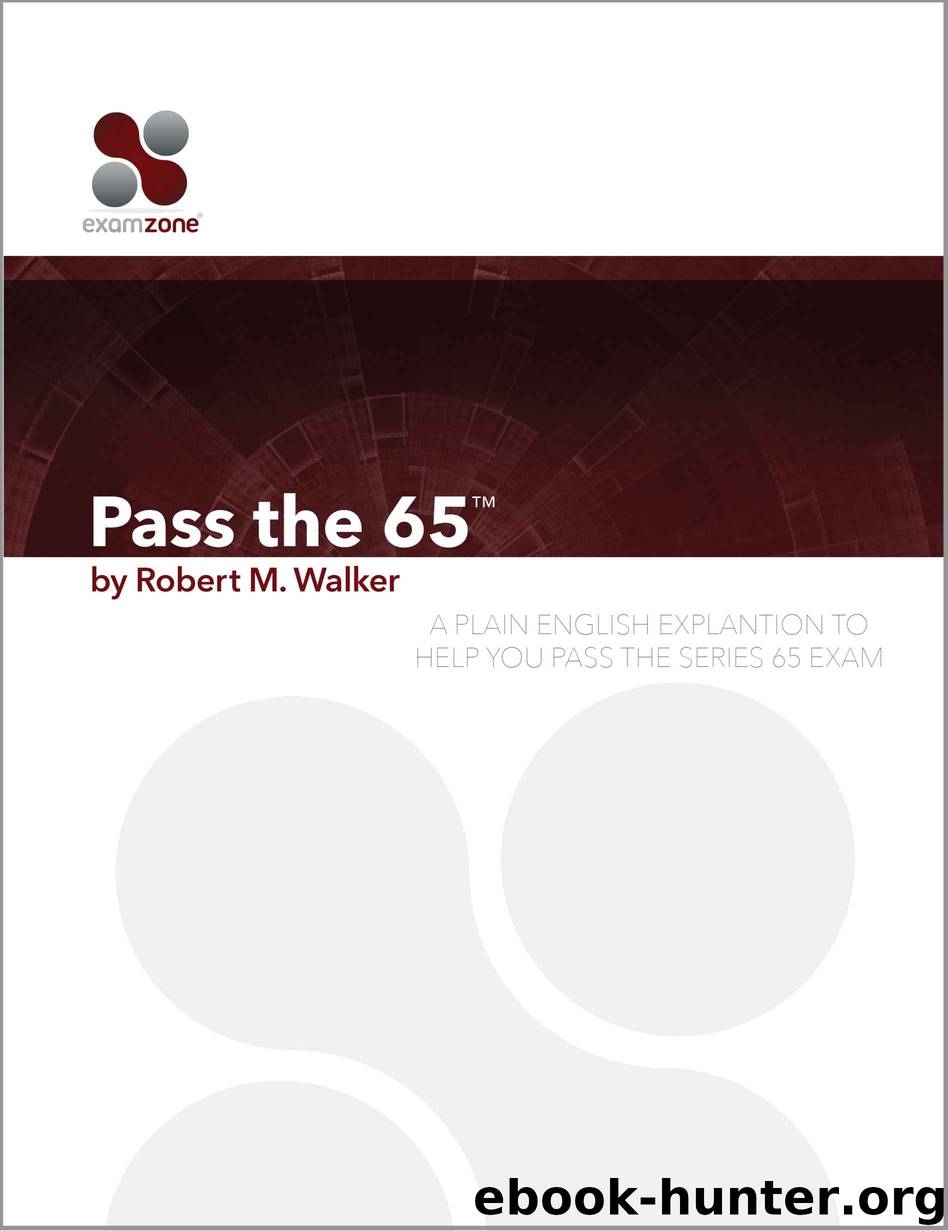 Pass The 65 by Walker Robert