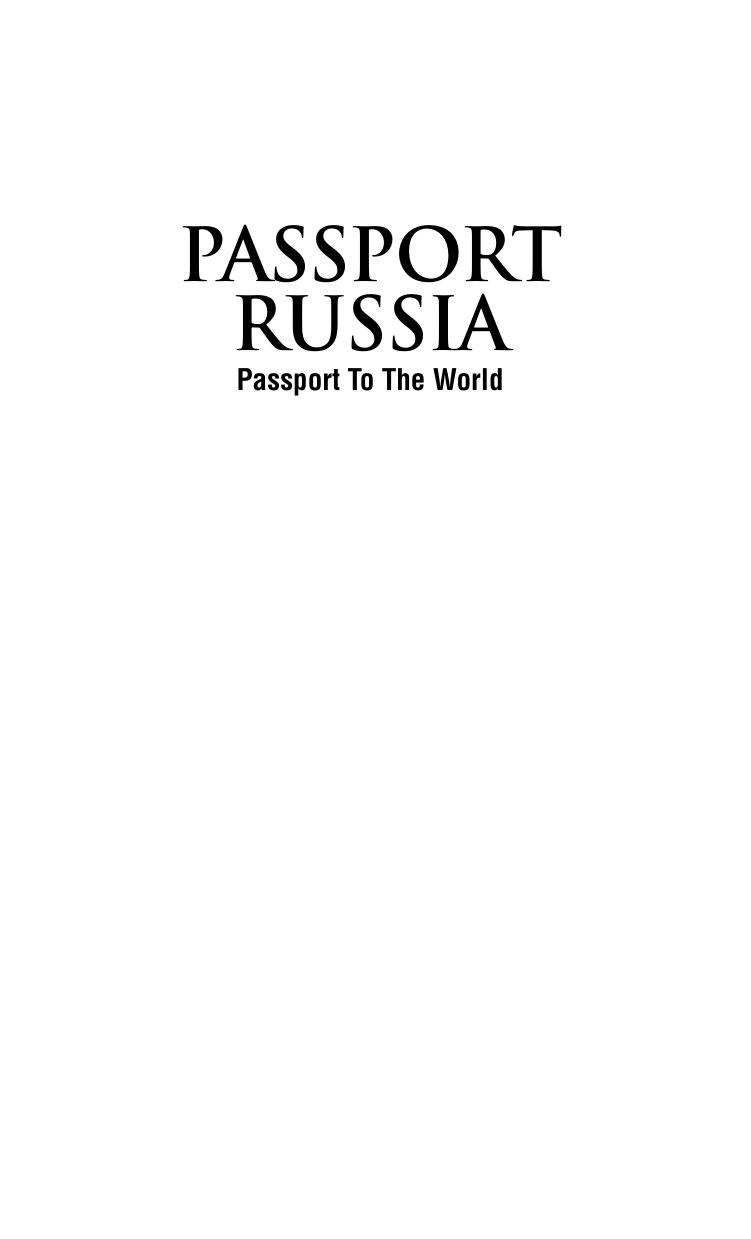 Passport Russia : Your Pocket Guide to Russian Business, Customs and Etiquette by Charles Mitchell; Barbara Szerlip; Tom Watson