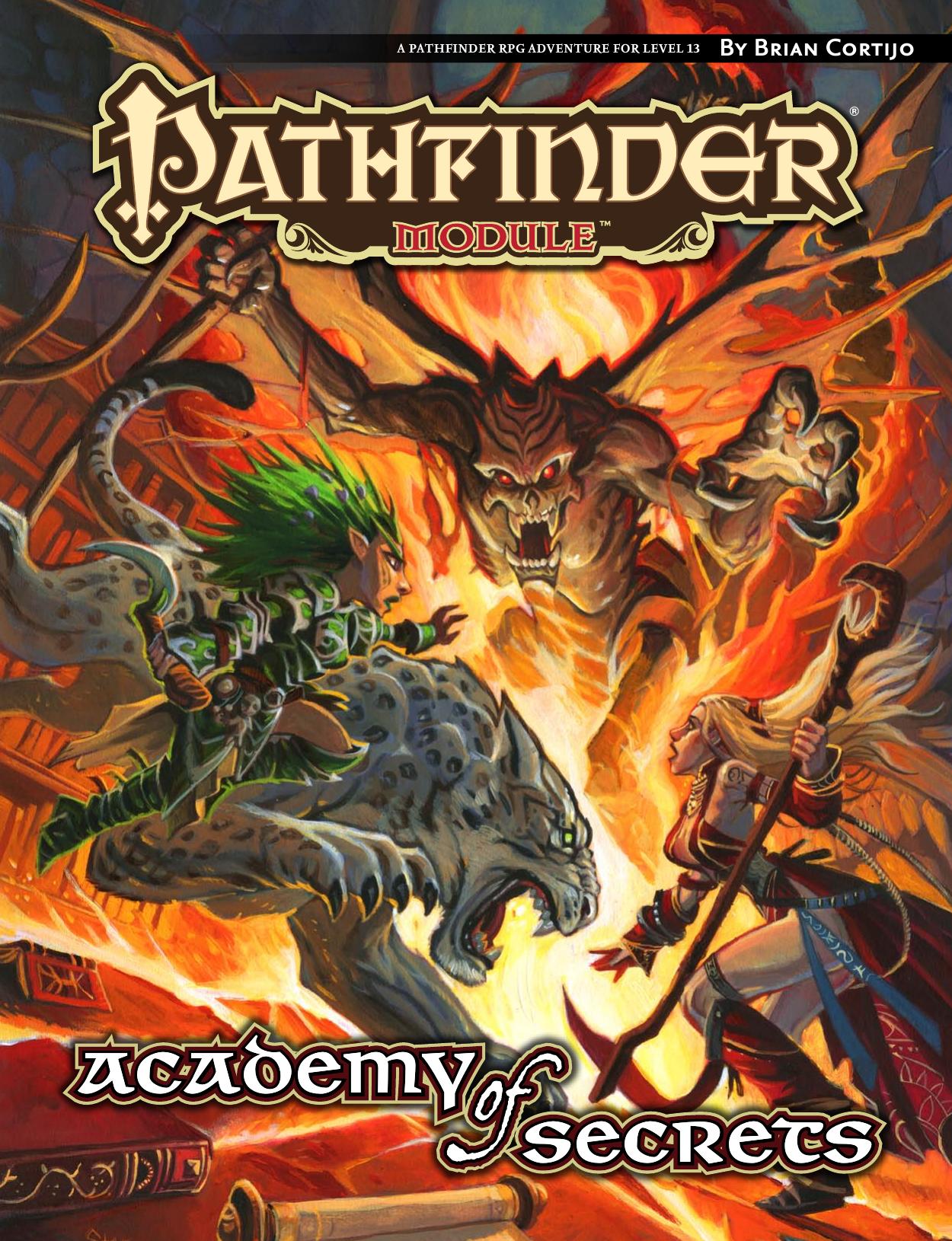 Pathfinder Module: Academy of Secrets by Brian Cortijo