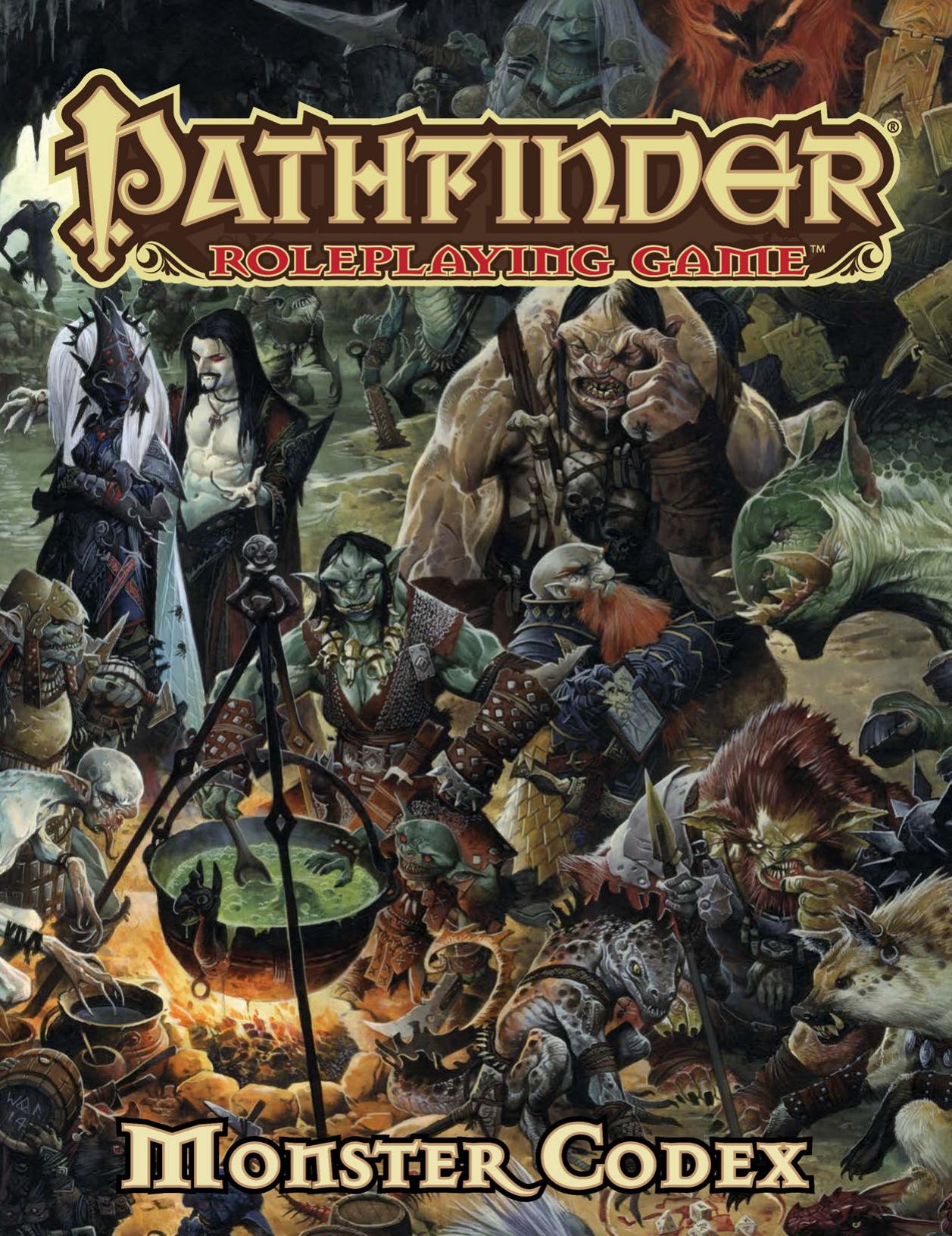 Pathfinder Roleplaying Game: Monster Codex by Paizo Inc