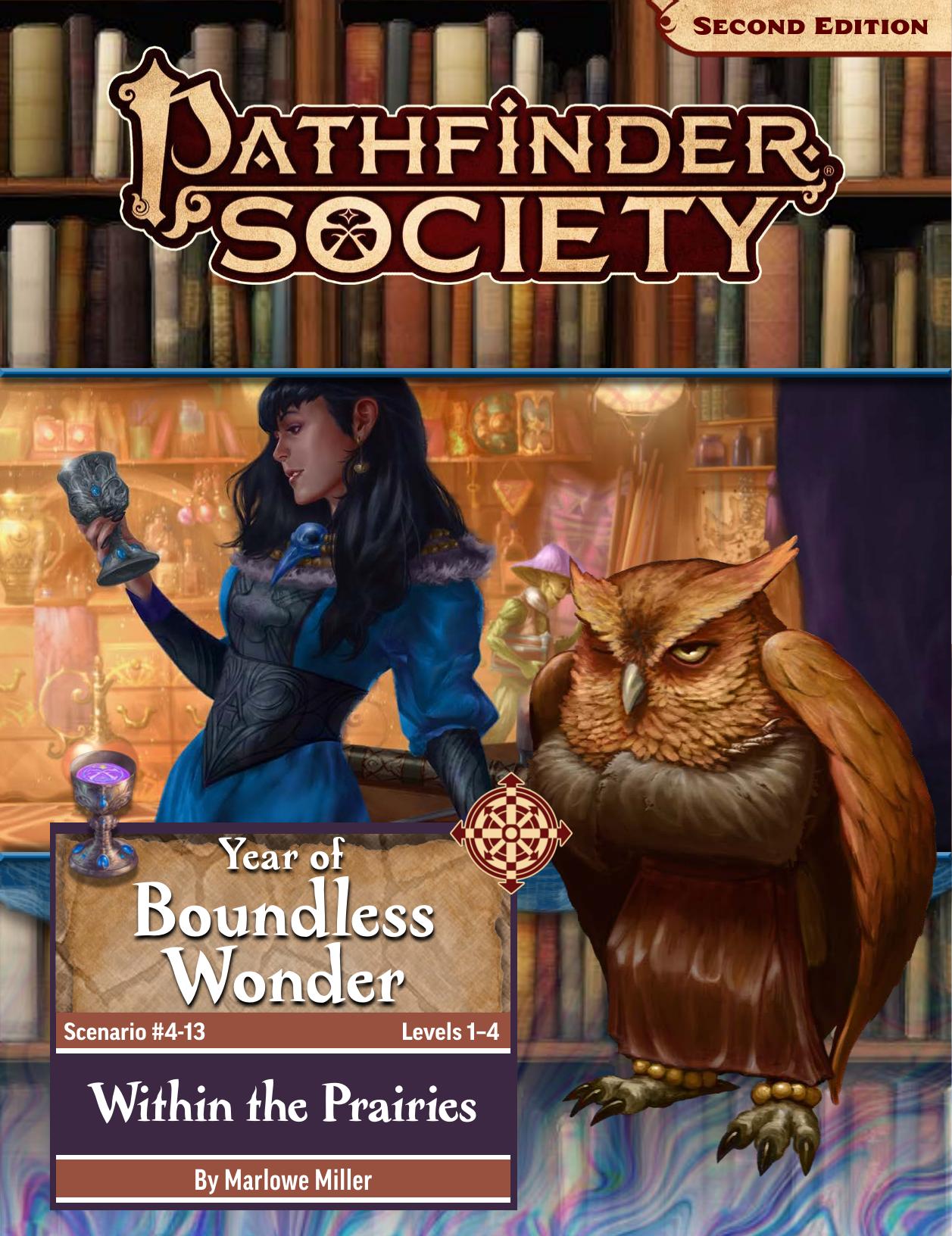 Pathfinder Society Scenario #4-13  Within the Prairies by Paizo Inc by Unknown