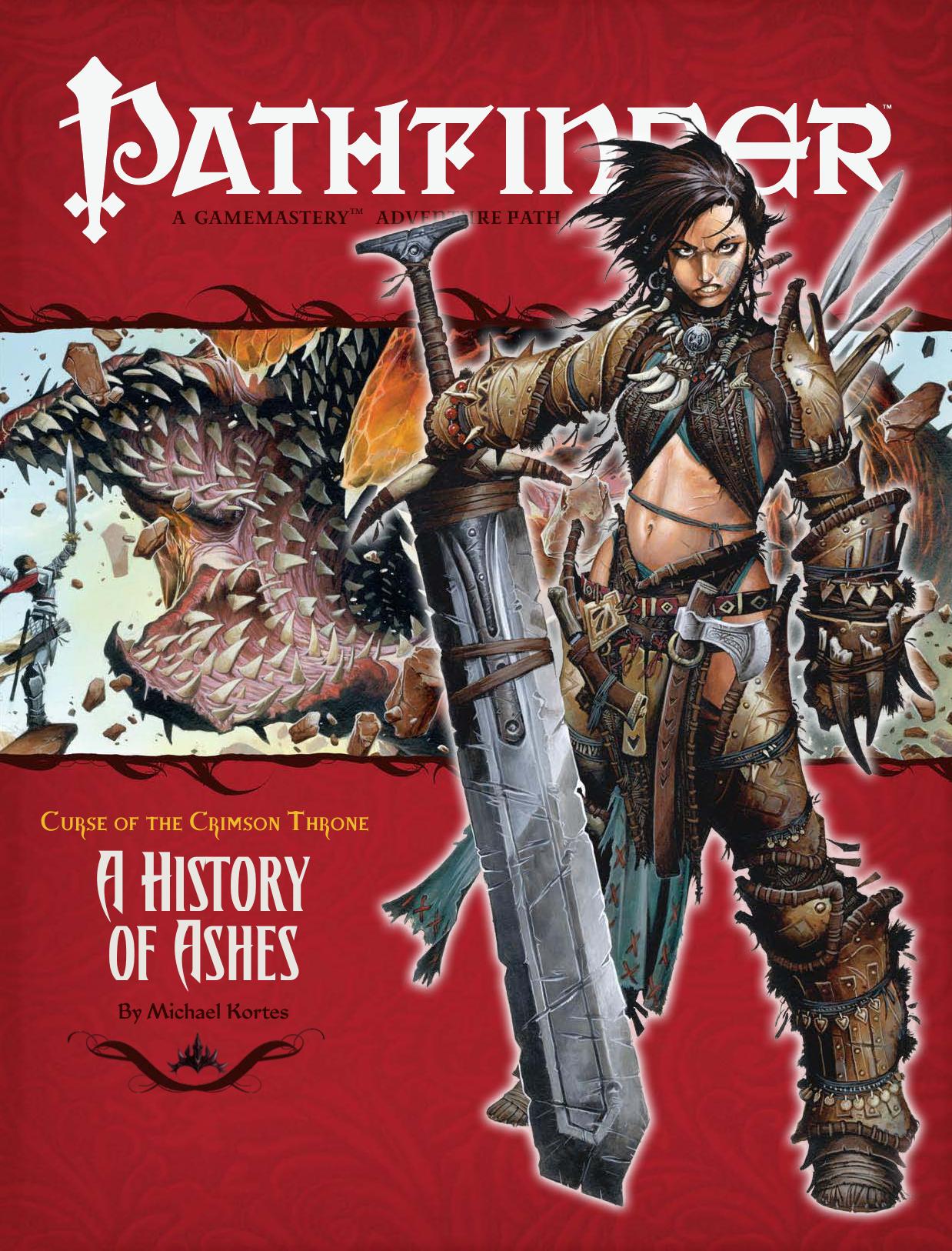 Pathfinder, Curse of the Crimson Throne pt. 4: A History of Ashes by Paizo Publishing