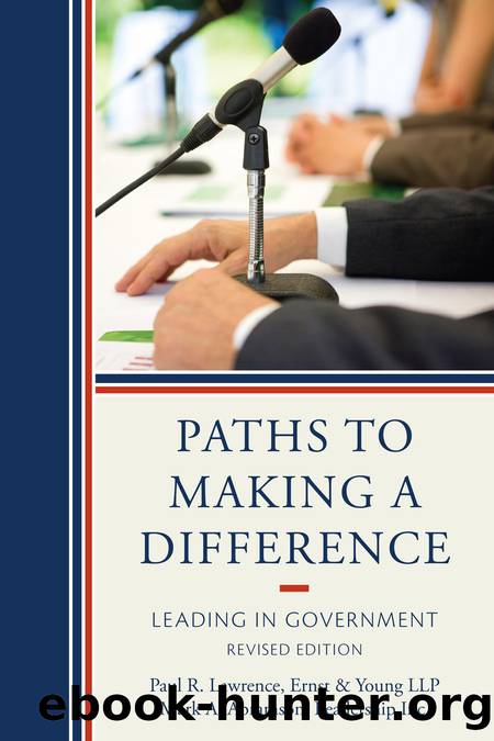 Paths to Making a Difference by Abramson Mark A.;Lawrence Paul R.; & Ernst & Young LLP & Mark A. Abramson & Leadership Inc