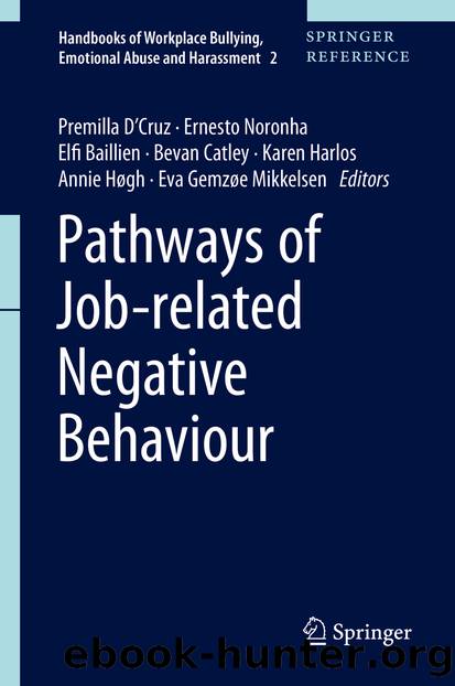 Pathways of Job-related Negative Behaviour by Unknown